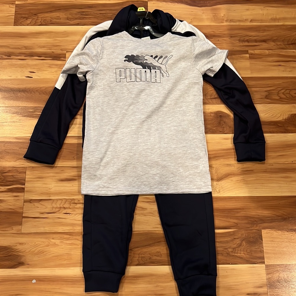 NWT kids Puma 3-piece outfit sz 7-8